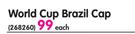 World Cup Brazil Cap-Each