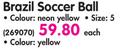 Brazil Soccer Ball-Each