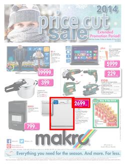 Makro : Price Cut Sale (18 May - 30 Jun 2014), page 1