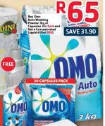 Omo Auto Washing Powder 3Kg Or Capsules 30's-Each