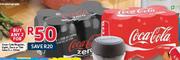 Coca-Cola Regular, Light, Zero Or Tab Cans-2x6x330Ml