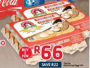 Top Lay Extra Large Eggs-2x30's