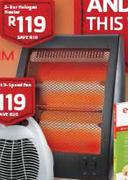Aim 2 Bar Helogen Heater