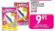 Glenryck Pilchards In Chilli Or Tomato Sauce-12x425gm