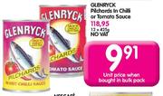 Glenryck Pilchards In Chilli Or Tomato Sauce-425gm