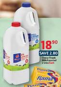 Clover Fresh Milk-2Ltr Each