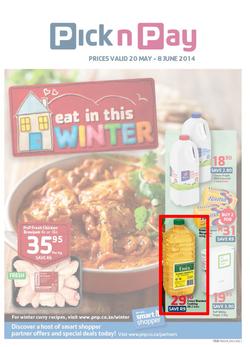 Pick N Pay WC : Winter (20 May - 8 Jun 2014), page 1