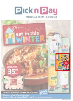 Pick N Pay WC : Winter (20 May - 8 Jun 2014), page 1