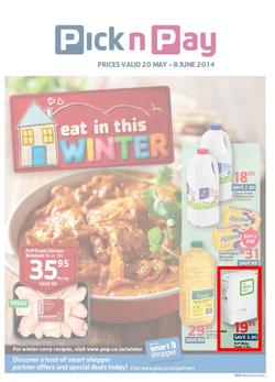 Pick N Pay WC : Winter (20 May - 8 Jun 2014), page 1