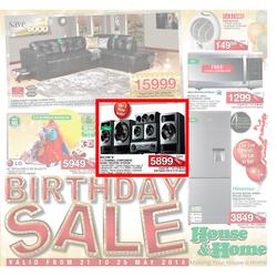 House & Home : Birthday Sale (21 May - 25 May 2014), page 1
