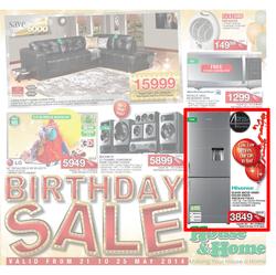 House & Home : Birthday Sale (21 May - 25 May 2014), page 1
