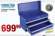 Work Sman 3 Drawer Toolbox WMTB239