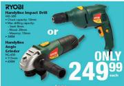 Ryobi Handyline Impact Drill HID500 Or Handyline Angle Grinder HG-650-Each