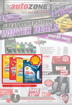 Autozone : Winter Deals (20 May - 1 Jun 2014), page 1