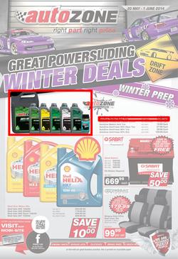 Autozone : Winter Deals (20 May - 1 Jun 2014), page 1