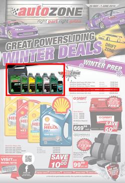 Autozone : Winter Deals (20 May - 1 Jun 2014), page 1