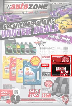 Autozone : Winter Deals (20 May - 1 Jun 2014), page 1