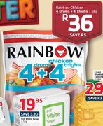 Rainbow Chicken 4 Drums + 4 Thighs-1.5kg