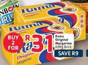 Rama Original Margarine Brick-2 x 500gm