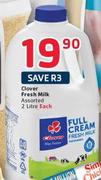 Clover Fresh Milk Assorted-2L