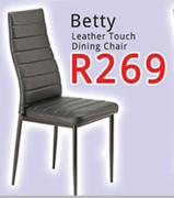 Betty Leather Touch Dining  Chair