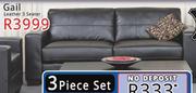 Gail Leather 3 Seater