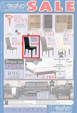 Decofurn Port Elizabeth : Sale (Valid until 2 Jun 2014), page 1