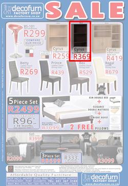 Decofurn Port Elizabeth : Sale (Valid until 2 Jun 2014), page 1