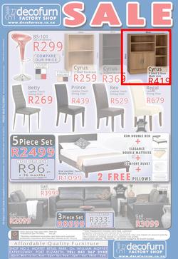 Decofurn Port Elizabeth : Sale (Valid until 2 Jun 2014), page 1