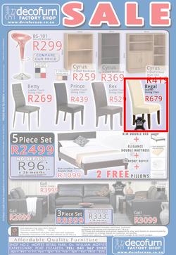 Decofurn Port Elizabeth : Sale (Valid until 2 Jun 2014), page 1