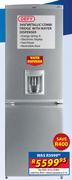 Defy 345Ltr Metallic Combi Fridge With Water Dispenser