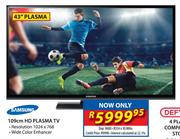 Samsung 43"(109cm) HD Plasma TV