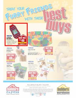Builders Warehouse : Treat Your Furry Friends (31 May - 10 June), page 1