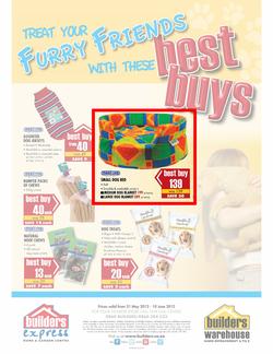 Builders Warehouse : Treat Your Furry Friends (31 May - 10 June), page 1