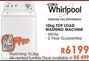 Whirlpool Matching 10.5kg Air-Vented Tumble Dryer