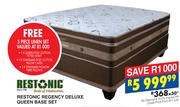  Restonic Regency Deluxe Queen Base Set