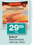 Eskort Red/Smoked Viennse Each-1kg
