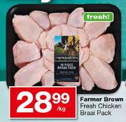 Farmer Brown Fresh Chicken Braai Pack-1kg