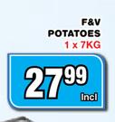 F&V Potatoes Medium-1x7kg