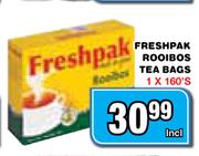 Freshpak Rooibos Tea Bags-1x160's