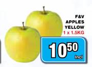 F&V Apples Yellow-1x1.5kg