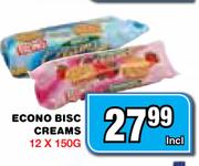 Econo Bisc Creams-12x150g