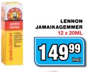 Lennon Jamaikagemmer-12x20ml