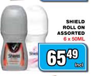 Shield Roll On Assorted-6x50ml