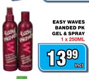 Easy Waves Banded PK Gel & Spray-1x250ml