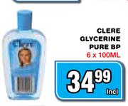 Clere Glycerine Pure BP-6x100ml