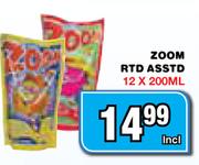 Zoom RTD Asstd-12x200ml