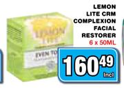 Lemon Lite crm Complexion Facial Restorer-6x50ml