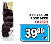 X Pression Rose Deep-Each