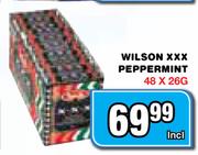 Wilson XXX Peppermint-48x26g